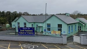 Patricia Uí Arlaigh príomhoide Scoil Náisiúnta Ghort a’Choirce. show image