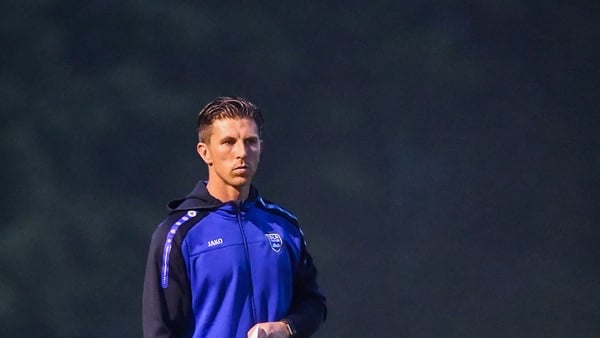 18 August 2020; Assistant manager John Sullivan during a DLR Waves training session at UCD in Dublin. Photo by Piaras Ó Mídheach/Sportsfile