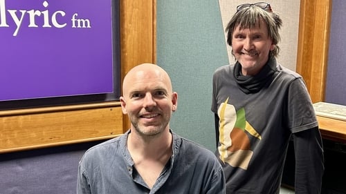 Composer Michael Gallen in studio with presenter Paul Herriott ahead of Culture Night this Friday