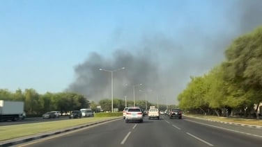 Clouds of smoke emerge over Doha following Israeli attack on Hamas leaders