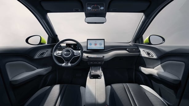 INTERIOR OF BYD DOLPHIN SURF 