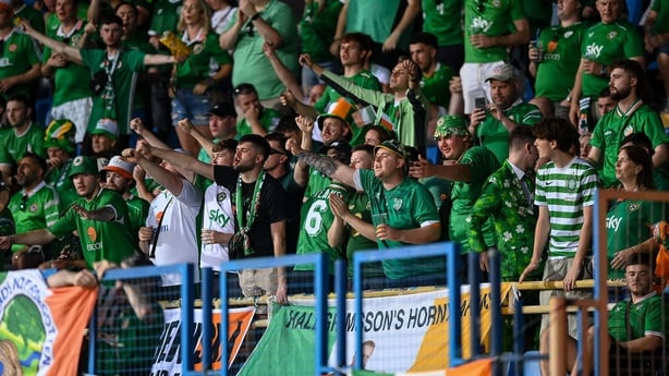 Republic of Ireland supporters before the FIFA World Cup 2026 Group F qualifying match between Armenia and Republic of Ireland at Vazgen Sargsyan Republican Stadium in Yerevan, Armenia. Photo by Stephen McCarthy/Sportsfile