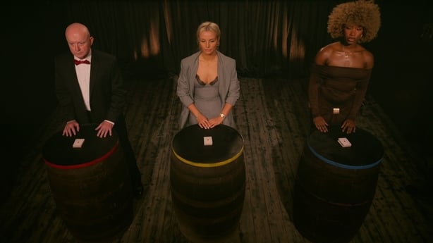 Patrick, Faye and Oyin on The Traitors Ireland