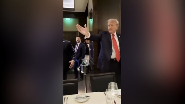 Pro-Palestinian protestors interrupt Trump dinner in DC