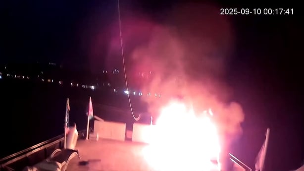 Fire on flotilla heading for Gaza
