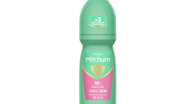 Mitchum's Women Powder Fresh Roll on product against a white background