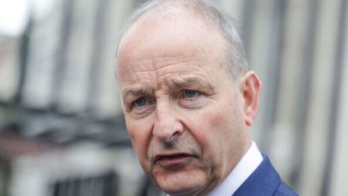 Taoiseach Micheál Martin said it served as a "stark reminder of the threat posed by Russia to Europe's security" (file photo)