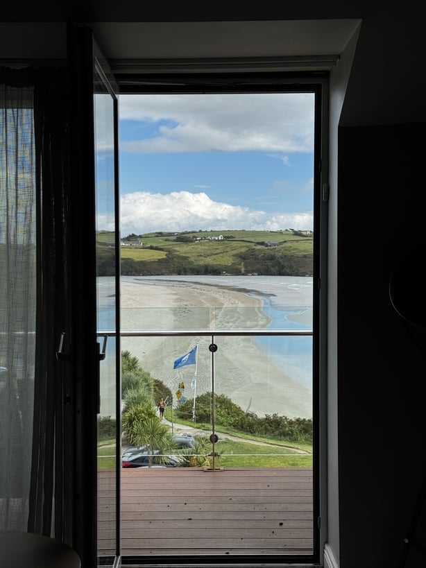 A window overlooking the sea