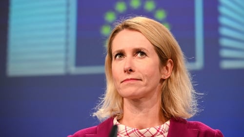 Kaja Kallas insisted 'the aim is not to punish Israel',, but to try to improve the humanitarian situation in Gaza