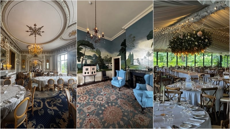 (L-R) Markree Castle, Co. Sligo; Kilshane, Co. Tipperary; Virgina Park Lodge, Co. Cavan