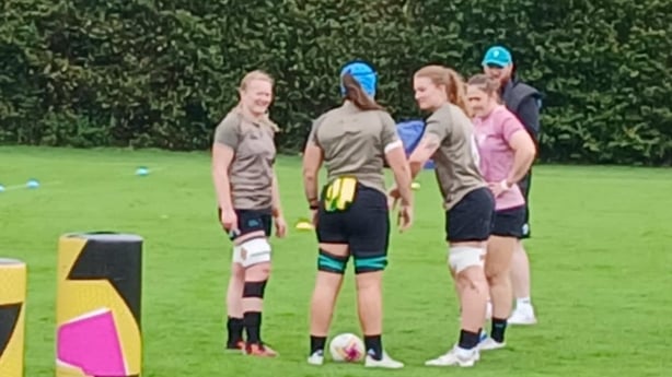 Aoife Wafer training Exeter
