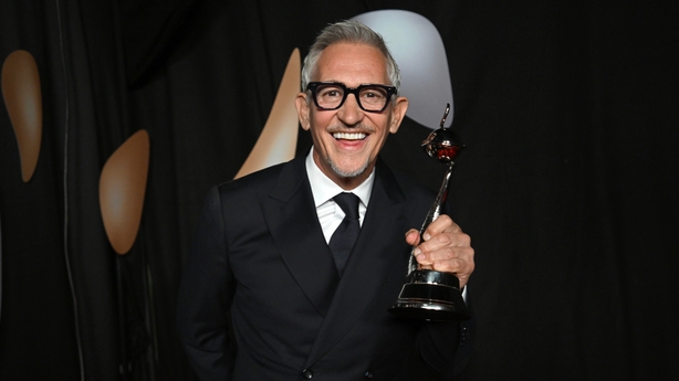 LONDON, ENGLAND - SEPTEMBER 10: (EXCLUSIVE COVERAGE) Gary Lineker backstage during the NTA's 2025 at The O2 Arena on September 10, 2025 in London, England. (Photo by Kate Green/Getty Images for the NTA's)