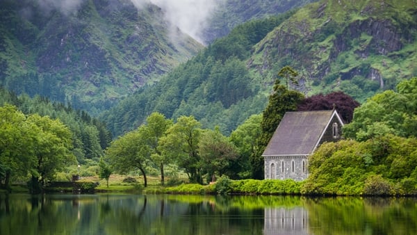 Saint Finbarr's Oratory on Barra Lake