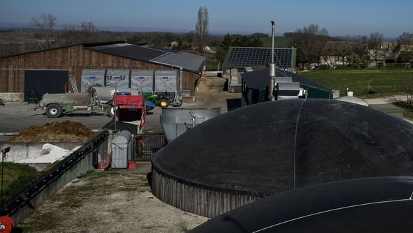 Example of a biomethane plant on a family farm