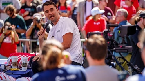 Charlie Kirk was shot at a speaking event in Utah Valley University on Wednesday