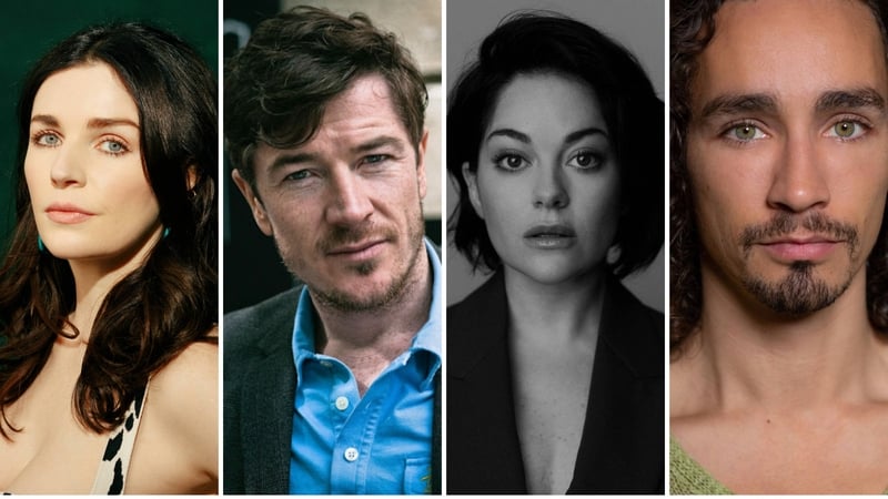 L-R: Aisling Bea, Barry Ward, Sarah Greene and Robert Sheehan among the cast members for Grown Ups