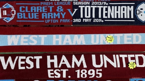 The first of these scarves would not be welcome at the London Stadium this weekend