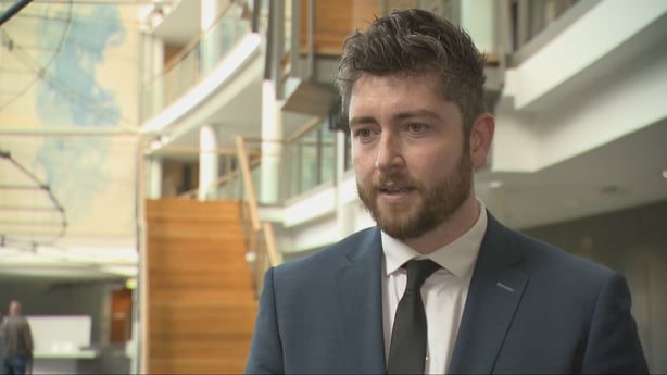 Presidential election hopeful Gareth Sheridan is pictured at Fingal County Council