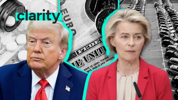 US President Donald Trump and European Commission President Ursula von der Leyen