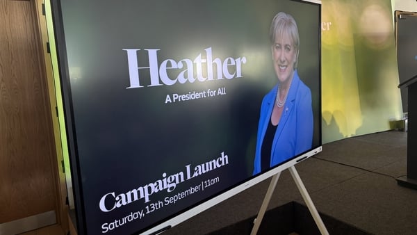 A poster of Heather Humphreys at her campagin launch