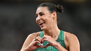Sophie O'Sullivan qualifies as a proud Sonia watches on