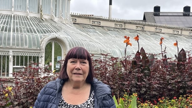 Bronagh Hinds pictured in the Botanic Gardens Belfast