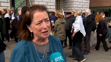 Healthcare workers hold march for Gaza in Dublin city