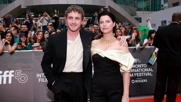 Paul Mescal and Jessie Buckley attend the premiere of Hamnet during the 2025 Toronto International Film Festival at Roy Thomson Hall on 7 September, 2025 in Toronto