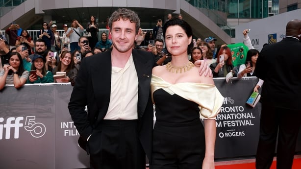 Paul Mescal and Jessie Buckley attend the premiere of Hamnet during the 2025 Toronto International Film Festival at Roy Thomson Hall on 7 September, 2025 in Toronto