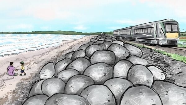 Artist impression of rocks at The Murrough