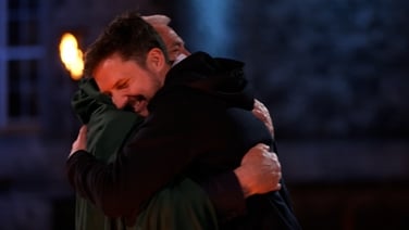 This is the moment Andrew finds out his dad, Paudie, is a Traitor