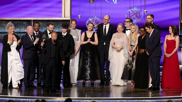 Adolescene cast and crew at the 77th Primetime Emmy Awards