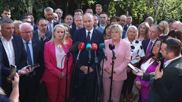 Fianna Fáil members at their think-in in Cork