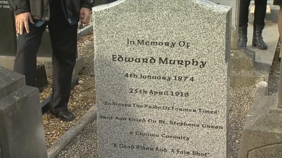 Tribute To 1916 Civilian Casualty