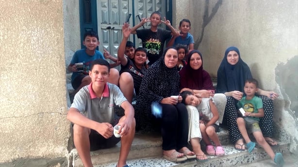 Nyssan Deeb's family in Gaza