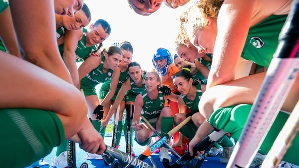 EuroHockey Championship 2025 Ireland team before playing France