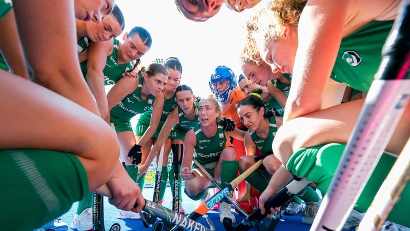 The Ireland team pictured at the 2025 EuroHockey Championship in August