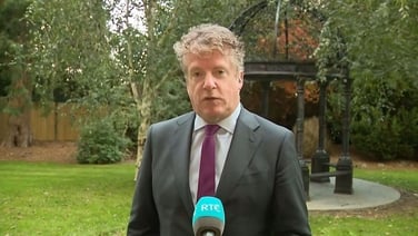 RTÉ's Paul Cunningham discusses presidential candidate Jim Gavin's Fianna Fáil think-in address