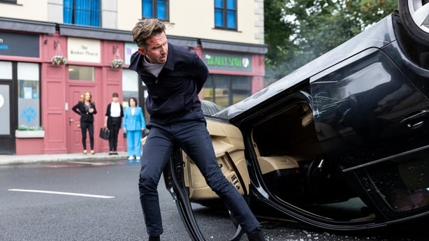Car crash drama on Fair City
