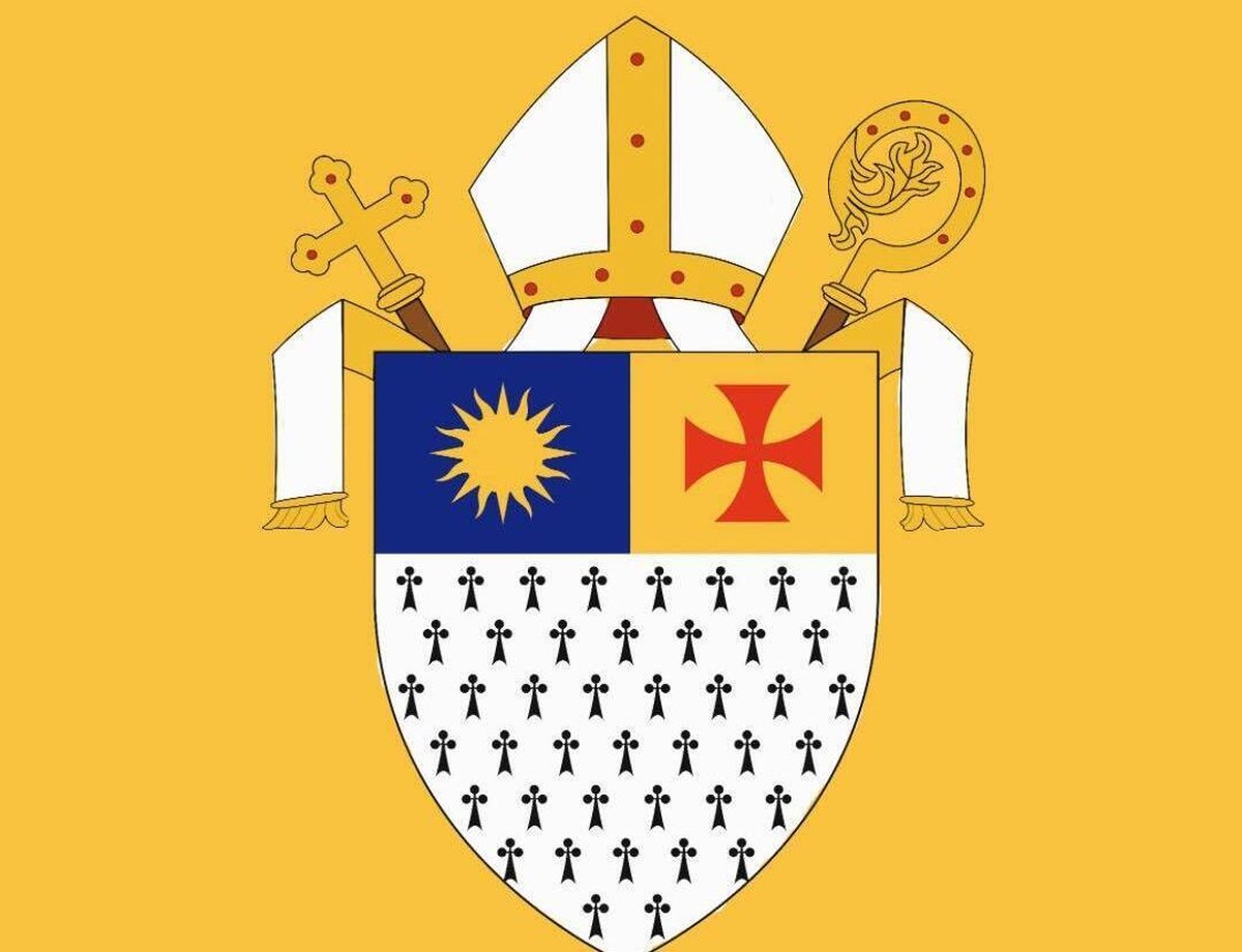Aodh Máirtín Ó Fearraigh agus An Monsignor Caoimhín Mac Giolla Easpaig.