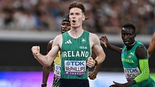 'That went very well' - Cian McPhillips on winning World 800m heat