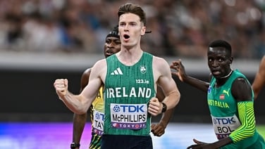 'That went very well' - Cian McPhillips on winning World 800m heat