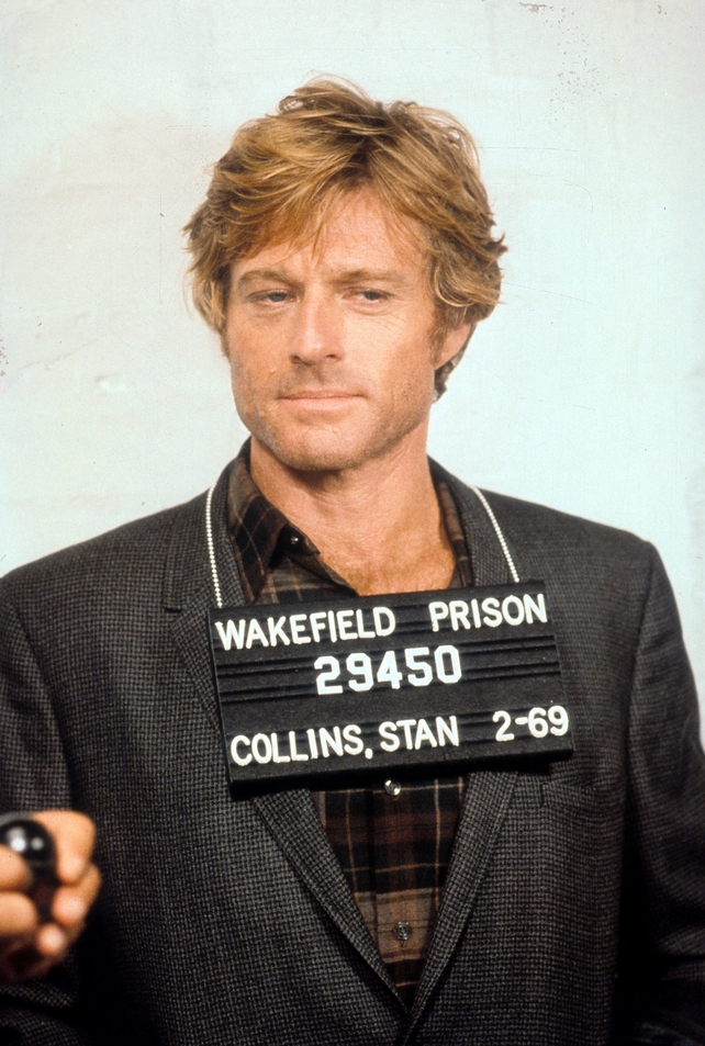 Robert Redford in a scene from Brubaker, 1980