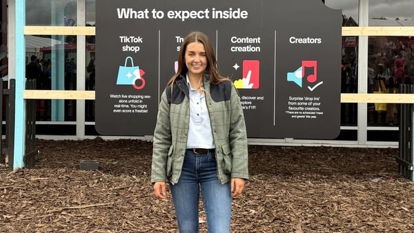 Image shows Katie Larkin at the National Ploughing Championships 2025