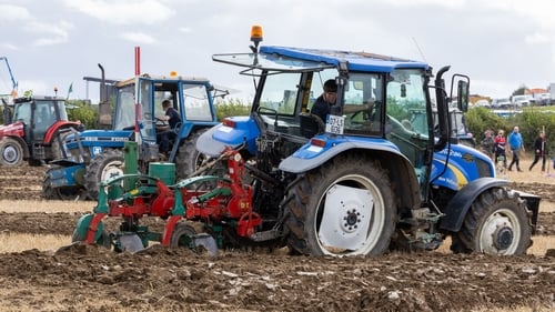 Organisers said 78,500 people attended the first day of the Ploughing Championships yesterday