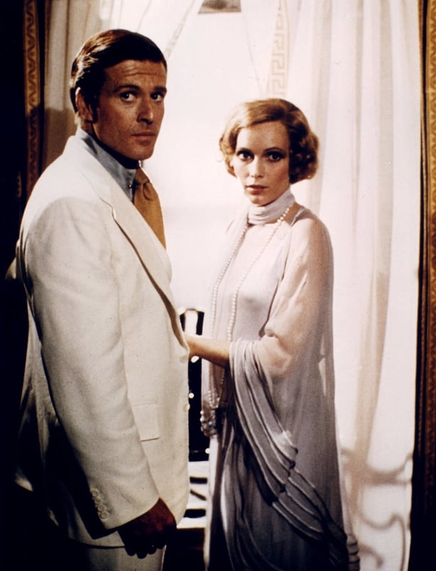 Robert Redford and Mia Farrow in The Great Gatsby