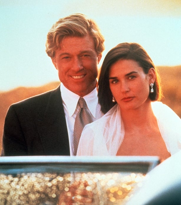 Robert Redford and Demi Moore in a scene from the film 'Indecent Proposal', 1993. 