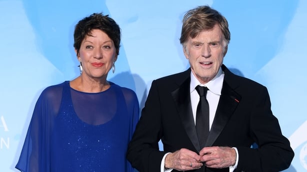 Robert Redford with his wife Sibylle Szaggars
