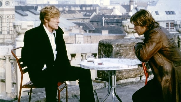 Robert Redford and Brad Pitt in Spy Game