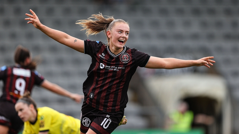 Bohemians' Katie Malone (file picture) scored her first goal since returning from a broken leg earlier this season